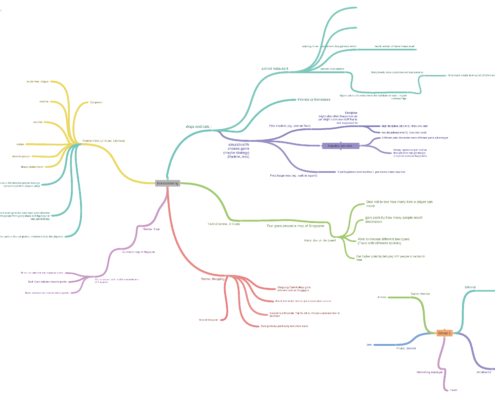 Critter Cab brainstorming mindmap