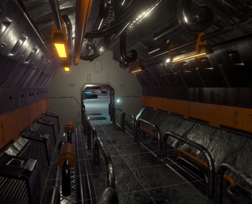 Ryan Chu Sci-Fi Aircraft Carrier 6